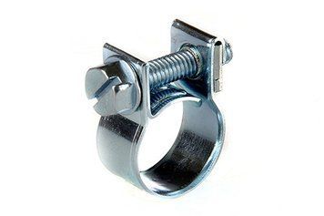 Хомут силовой Mini оцинкованный W1 8-10мм (пач 50шт) APRO HDA1-003 HDA1-003 фото
