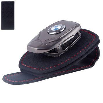 Тримач/затискач для окулярів шкіра. BMW Glasses Holder BM фото