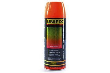 Эмаль флуоресцентная акриловая оранжевый 400мл UNIFIX 951060 951060 фото