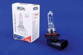 Лампа автомобильная HB3 12V 65W P20D (ближняя/дальняя, противотуманная) MTA 80016 HB31 80016 HB31 фото