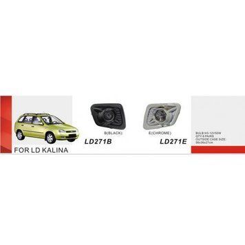 Фары доп.модель LADA/Калина1117/LD-271E-W хром (LD-271E-W Chrome) LD-271E-W Chrome фото