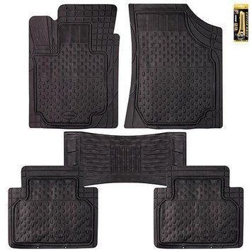 Коврики PVC KY-16128A BK 5шт./компл. черные 71,5x51,5/69х55,5 58x51,5 50х23 (KY-16128A BK) KY-16128A BK фото