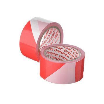 Лента сигнальная 50 мм*100 м INTERTOOL KT-0942 KT-0942 фото