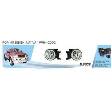 Фари дод. модель Mitsubishi Pajero Sport/Nativa 1998-2002/MB-038W/H3-55W/ел.проводка (MB-038W) MB-038W фото