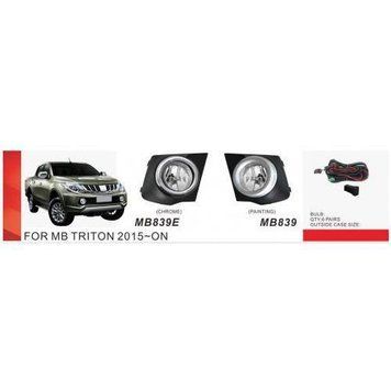 Фары доп.модель Mitsubishi Triton/L200 2015-18/MB-839E-W/H16-19W/эл.проводка (MB-839E-W) MB-839E-W фото