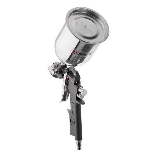 Краскопульт пневматический HP, форсунка 1.5мм, INTERTOOL PT-0205 PT-0205 фото