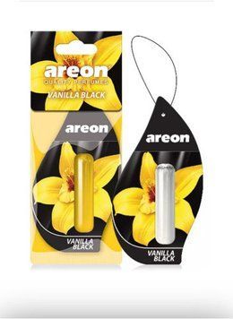 Ароматизатор Areon подвеска с жидкостью Черная Ваниль (Vanilla Black) 5мл Areon 083484 083484 фото