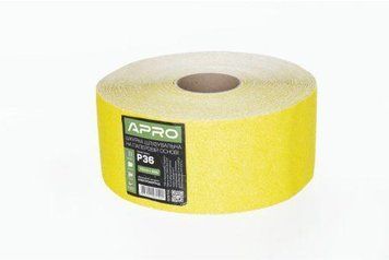 Бумага шлифовальная APRO P36 115мм*50м рулон (бумажная основа) 828156 828156 фото