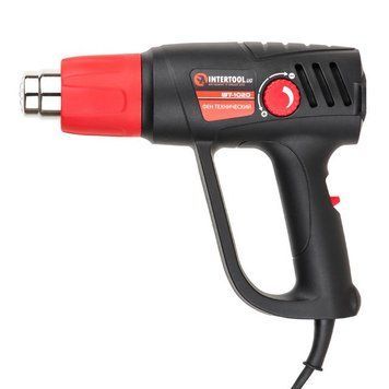 Фен технический 2000 Вт, 2 режима, регулировка, 50&deg;C-600&deg;C, 250-500л/мин INTERTOOL WT-1020 WT-1020 фото