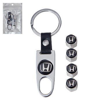 Колпачки на нипель модельные з брелоком Chrom CN HONDA HN Chrom фото