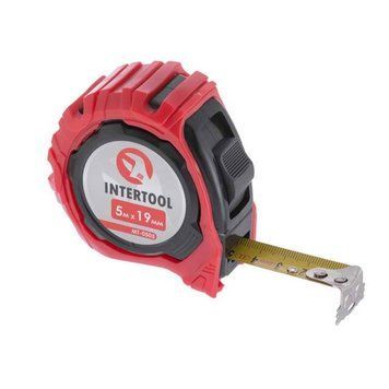Рулетка с фиксатором 5м*19мм "Магнит" INTERTOOL MT-0505 MT-0505 фото