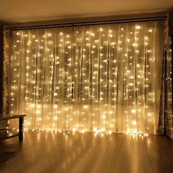 Гирлянда Новогодняя Водопад, 240 LED-лампочек, 3x2 метра (10x28LED), Белая Теплая RD7156 фото