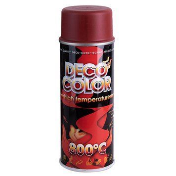 Deco Color Фарба аероз. 400ml/термостійка 800*С червоний (725328) 725328 фото