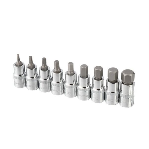 Набор бит HEX 1/2" 4-17, 55мм, S2, STORM INTERTOOL ET-8405 ET-8405 фото