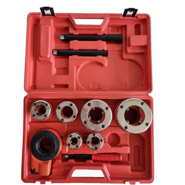Набір плашок 6 шт. для нарізування різі 1/2", 3/4", 1 1/4", 1 1/2" і 2" GTS 78006, ручні клупи 78006 фото