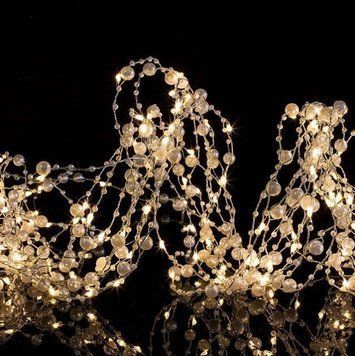 Гирлянда Новогодняя Штора 200LED жемчужно-бриллиантовые, 10 ламп X20, 3х2м, Цвет ламп Теплый RD9022 фото