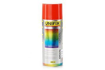 Эмаль акриловая универсальная RAL 2004 Оранжевый гл. 400мл UNIFIX 941007 941007 фото