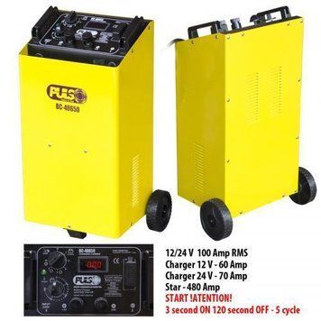 Пуско-зарядний пристрій PULSO BC-40650 12-24V/100A/Start-480A/цифр.индик (BC-40650) BC-40650 фото
