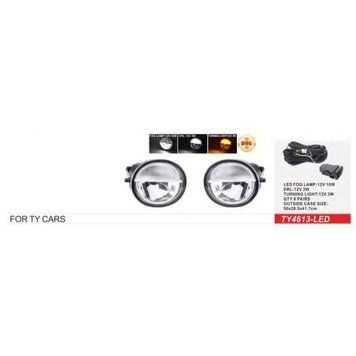 Фари дод.модель Toyota RAV-4 2003-05/TY4613-LED/12V10W+3W+3W/FOG+DRL+TURN/ел. дріт TY-4613-LED 3in1 фото