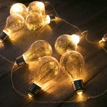Гирлянда новогодняя ретро, стилизованная под лампочки накаливания, 75 LED лампочек, 2,5 метра (Лампа RD9007 фото