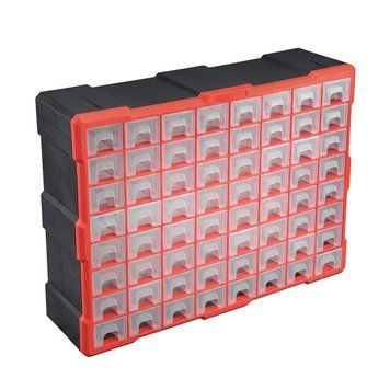 Органайзер 20.5" 520*160*375 мм, 64 лотків INTERTOOL BX-4012 BX-4012 фото