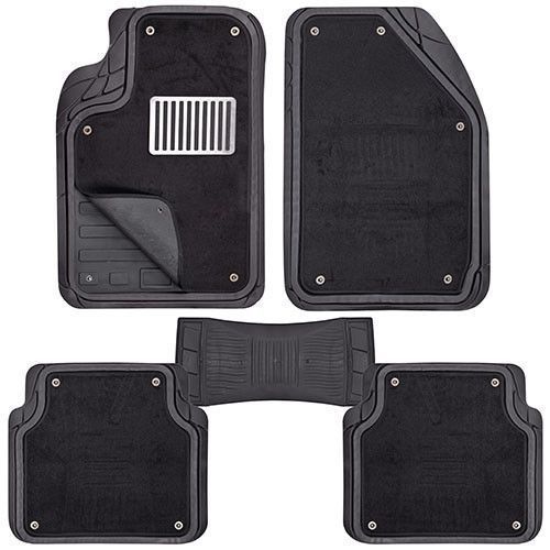 Килимки PVC знімний повсть КУ-16044 BK 5шт./компл. чорні 74x50 47x50 23x50 м/п (КУ-16044 BK) КУ-16044 BK фото