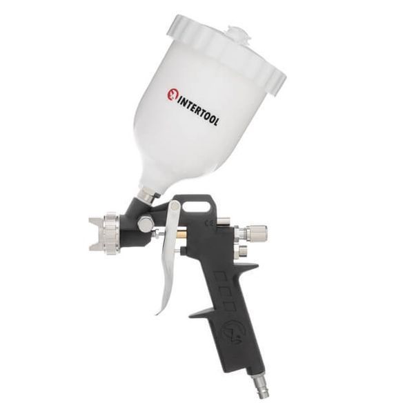 Краскопульт пневматический HP, форсунка 1.5мм, INTERTOOL PT-0210 PT-0210 фото