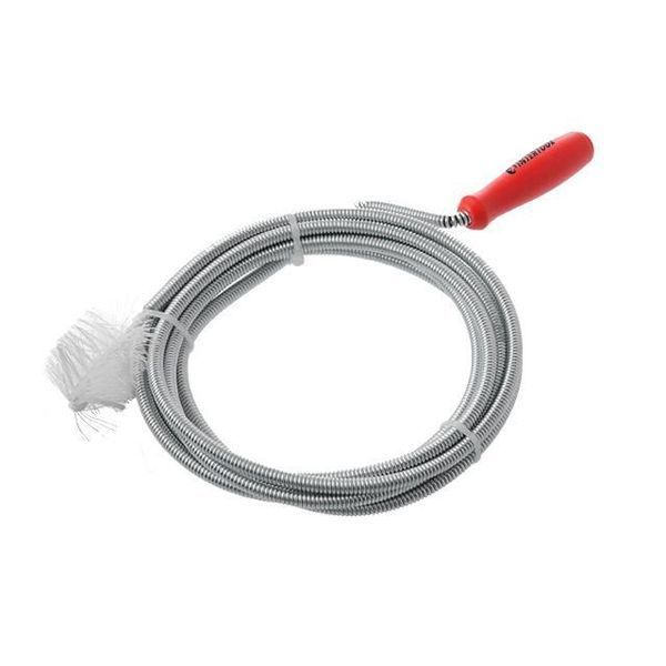Трос для чистки труб 6мм*3м, наконечник: рифленая проволока INTERTOOL HP-1005 HP-1005 фото