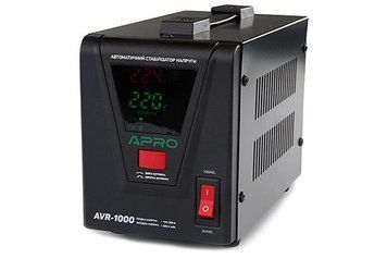 Стабілізатор напруги релейний AVR-1000, 800 Вт APRO 852010 852010 фото