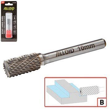 Alloid Pro. Борфреза твердосплавная по металлу, тип B, D-10мм, d-6мм, L-65мм CB-63218B фото