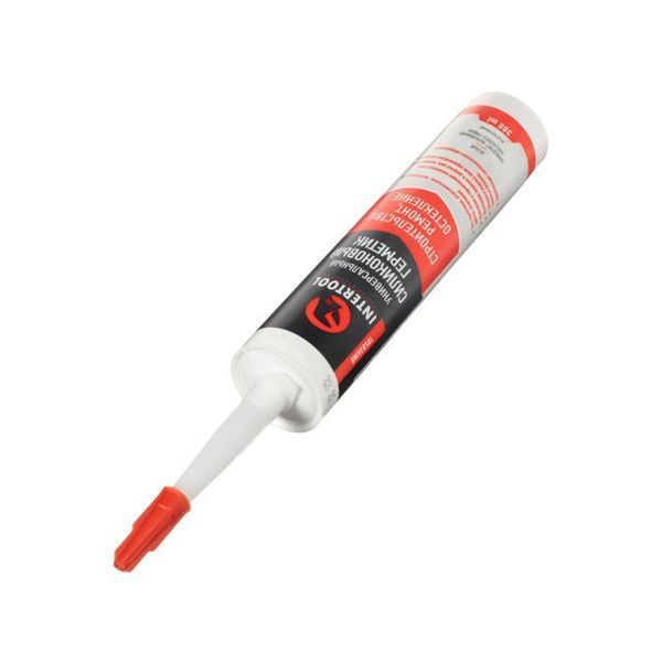 Герметик силиконовый универсальный, белый, 300мл/320г INTERTOOL FS-3051 FS-3051 фото