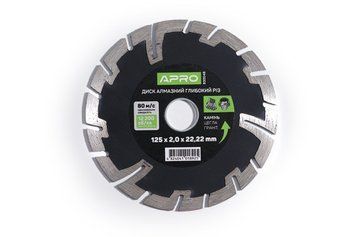 Диск по бетону 230х2,4мм (22-24%) Глубокий Рез APRO 830051 830051 фото