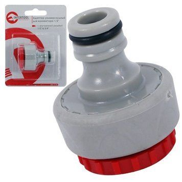 Адаптер универсальный для конектора 1/2" с внутренней резьбой 1/2" & 3/4" GE-1110 фото