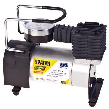 Компресор "Ураган" КА-У12040 100psi/12Amp/35л/прикур.+перехідник (КА-У12040) KA-12040 фото