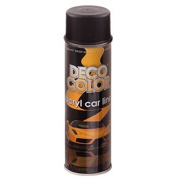 Deco Color Фарба аероз. 500ml акрилова/чорний мат (720477) 720477 фото