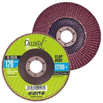 Alloid. Круг пелюстковий торцевий 125 мм, зерно 120 (FD-125120) FD-125120 фото
