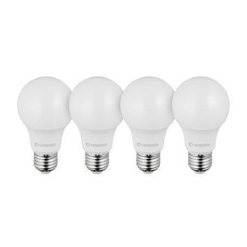 Лампы светодиодные набор из 4 штук LL-0014, LED A60, E27, 10Вт, 150-300В, 4000K, 30000ч, INTERTOOL LL-4014 LL-4014 фото