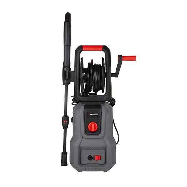 Мийка високого тиску 1800 Вт, 6-7 л/хв, 100-140 бар, шланг і дріт 5 м INTERTOOL DT-1516 DT-1516 фото