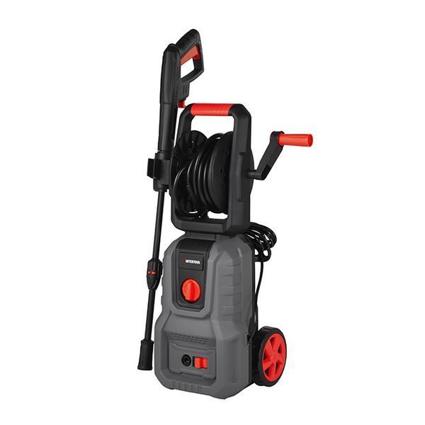 Мийка високого тиску 1800 Вт, 6-7 л/хв, 100-140 бар, шланг і дріт 5 м INTERTOOL DT-1516 DT-1516 фото
