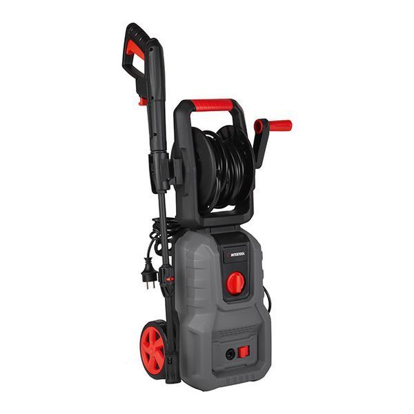 Мийка високого тиску 1800 Вт, 6-7 л/хв, 100-140 бар, шланг і дріт 5 м INTERTOOL DT-1516 DT-1516 фото