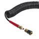 Шланг BLACK M-Flex 5.5х8мм, 20м спиральный полиуретановый c поворотным шарниром STORM INTERTOOL PT-1792 PT-1792 фото 4