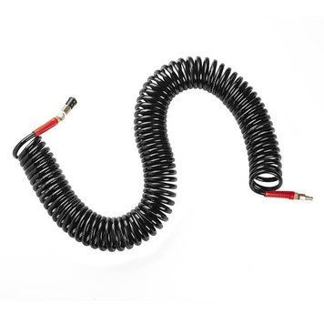 Шланг BLACK M-Flex 8х12мм, 20м спиральный полиуретановый c поворотным шарниром STORM&nbsp;INTERTOOL&nbsp;PT-1798 PT-1798 фото