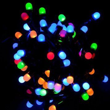 Гирлянда Новогодняя Светодиодная Шарики, 300 LED-лампочек, 25 метров, Разноцветная RD7174 фото