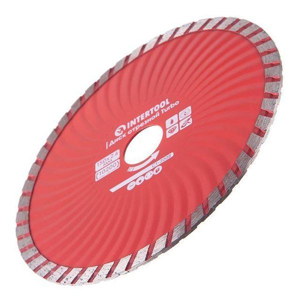 Диск отрезной Turbo, алмазный 150 мм, 22-24% INTERTOOL CT-2008 CT-2008 фото