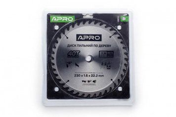 Диск пильный по дереву 230х22,2х40T APRO 830199 830199 фото