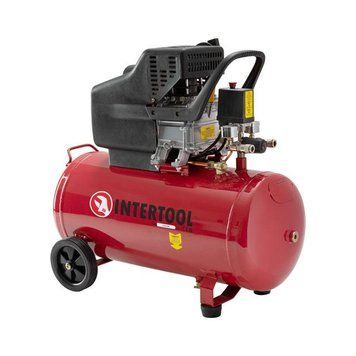 Компрессор МК-50, 1.5 кВт, 220 В, 8 атм, 205 л/мин INTERTOOL PT-0021 PT-0021 фото