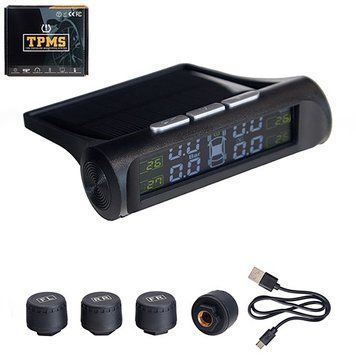 TPMS Беспроводная система контроля давления в шинах с панелью на солнечной батарее EK00012307 фото