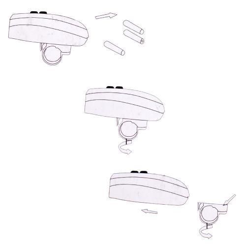 Велосипедный звонок + велофара FY-037 3LED, 3хААА, waterproof (FY-037) FY-037 фото