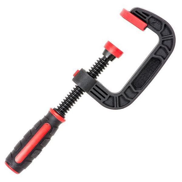 Струбцина тип "C" 3",75 мм, нейлонова INTERTOOL HT-6012 HT-6012 фото