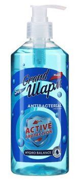 Мыло туалетное жидкое Grand Шарм (MAXI), ANTIBACTERIAL 500мл 055411 055411 фото